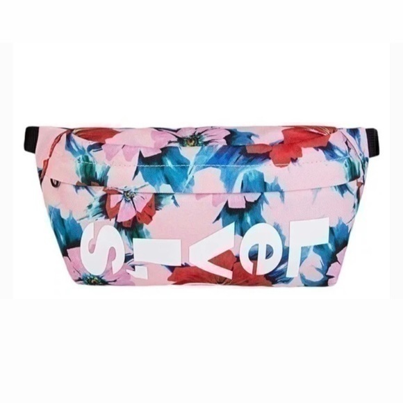 NWT.LEVI’S Floral Pink Multi Crossbody Sling Waist Bag Fanny Pack - Picture 1 of 7